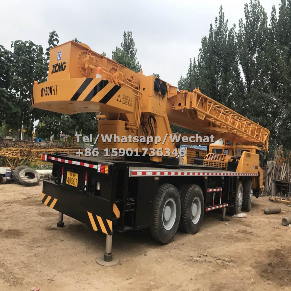 High Cost Performance Used XCMG 50 ton Lift Truck Crane QY50K-II